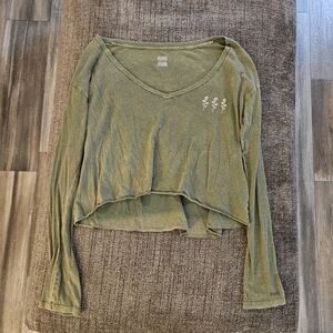 PINK Victoria's Secret Sage Long Sleeve Tee